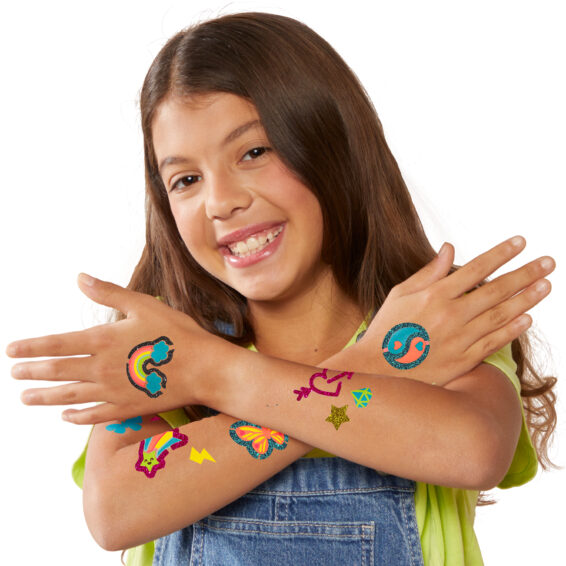 FabLab Glow In The Dark Glitter Tattoos