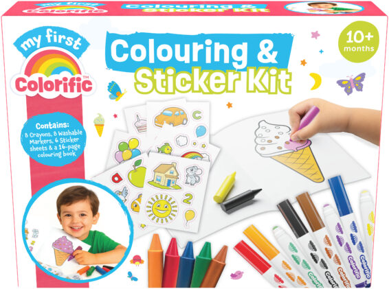 Colorific - My First Coloring & Sticker Kit