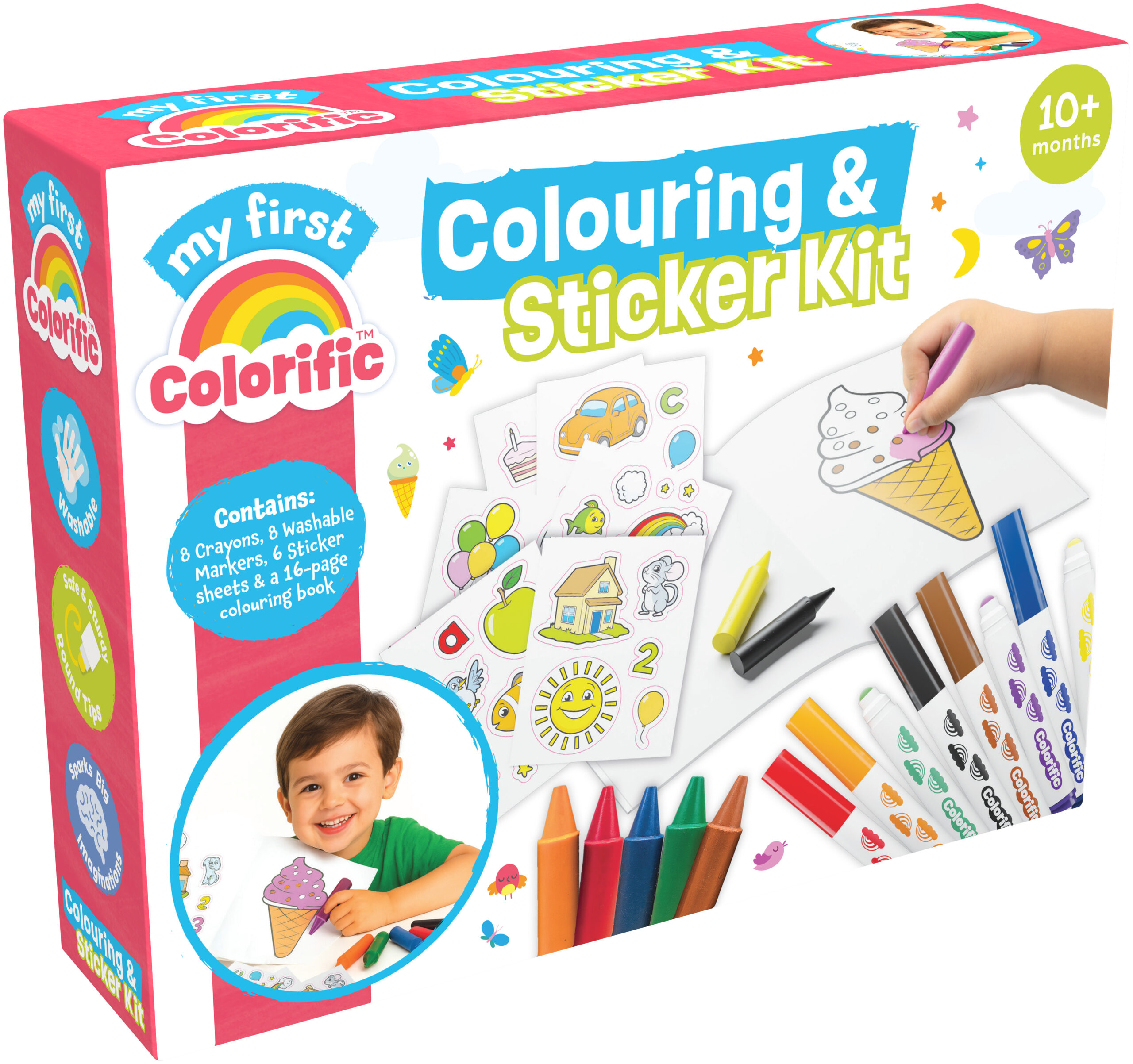 Colorific – My First Colouring & Sticker Kit