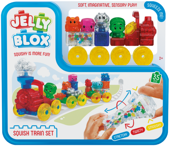 Jelly Blox - Squishy Train Set