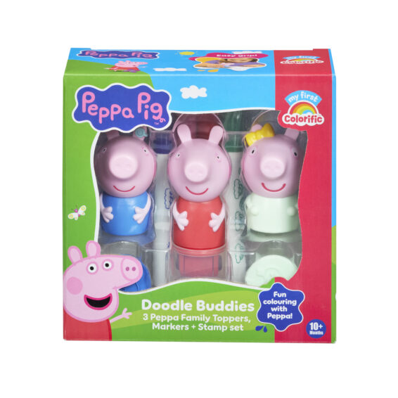 Colorific - Peppa Pig Doodle Buddies 3-Pack