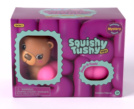 Squishy Tushy Double Bubble Butts 3" Figures CDU